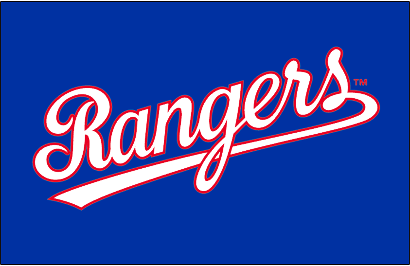 Texas Rangers 1984-1993 Jersey Logo iron on transfers for clothing